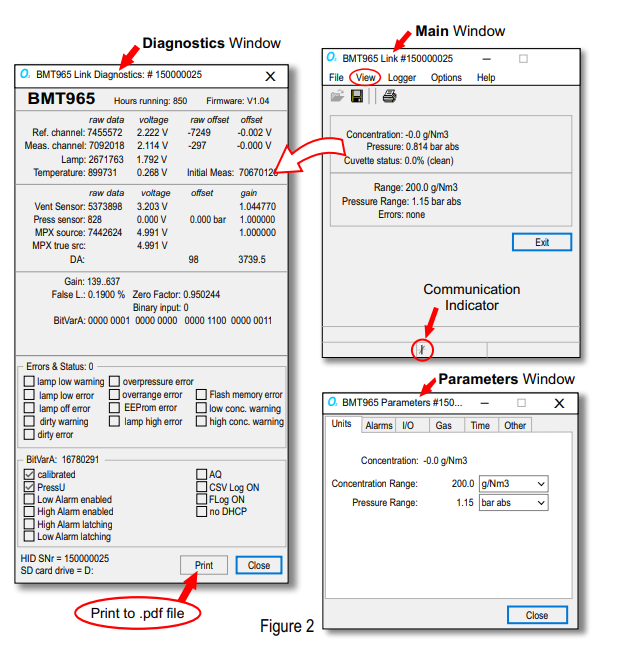 BMT 965檢測儀 LINK Software 連接電腦軟件設置